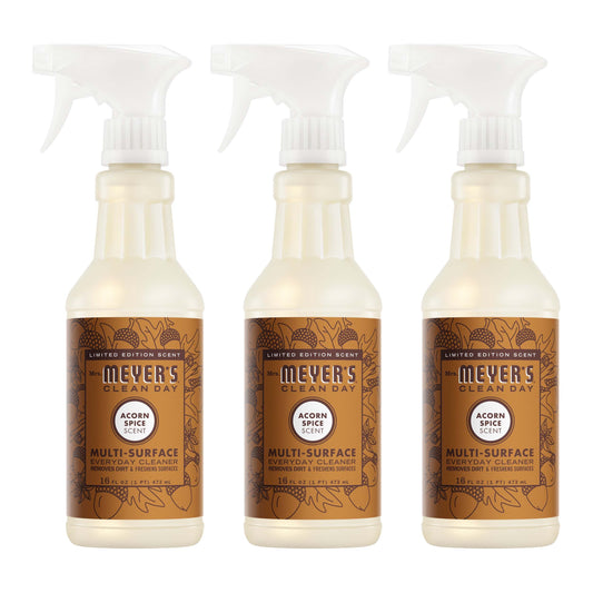 Mrs. Meyer's Clean Day Acorn Spice Multi-Surface Cleaner Bundle, 3-Count