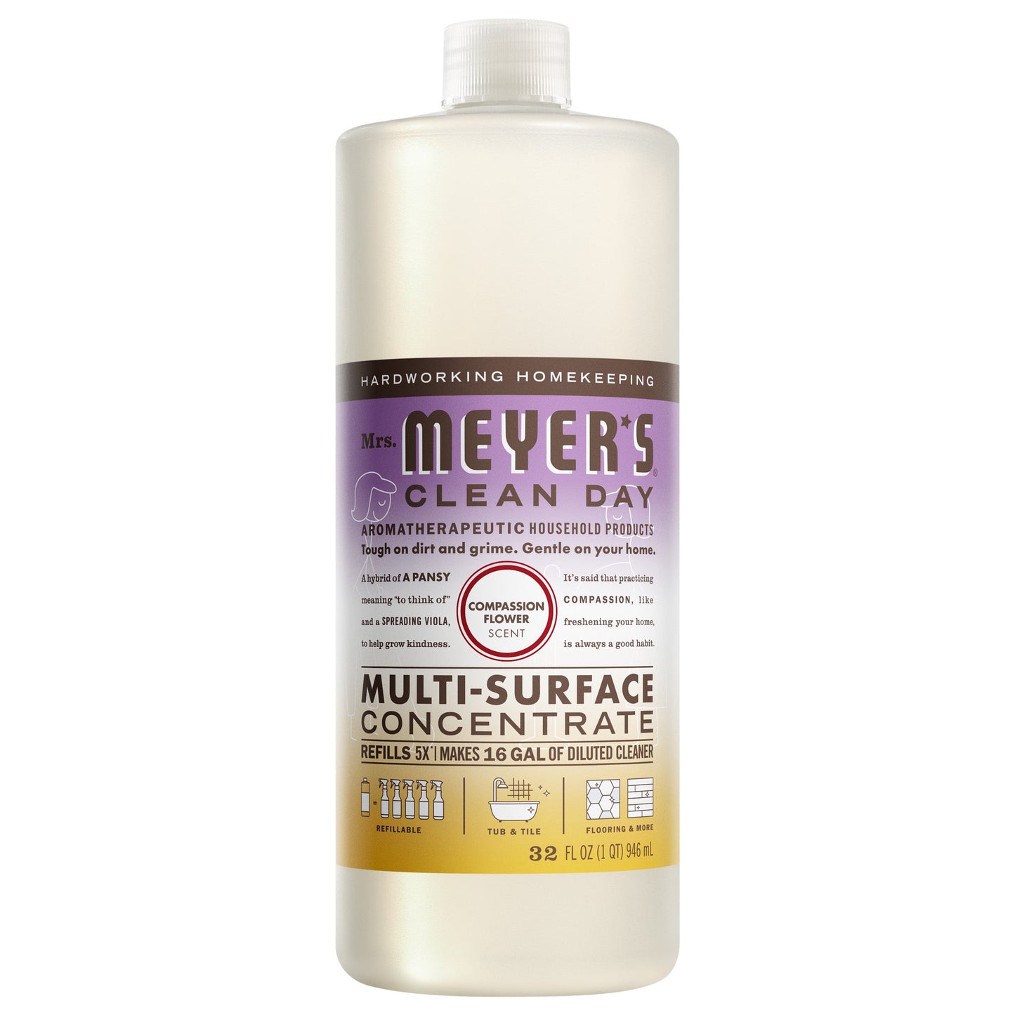 Mrs. Meyer's Clean Day Compassion Flower Multi-Surface Concentrate Home Care
