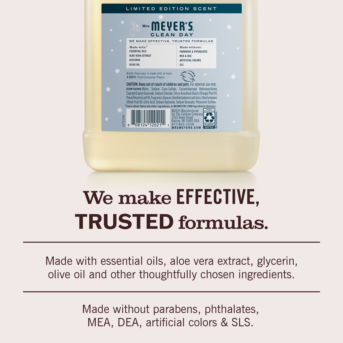 Mrs. Meyer's Clean Day Snowdrop Liquid Hand Soap Refill Pouch