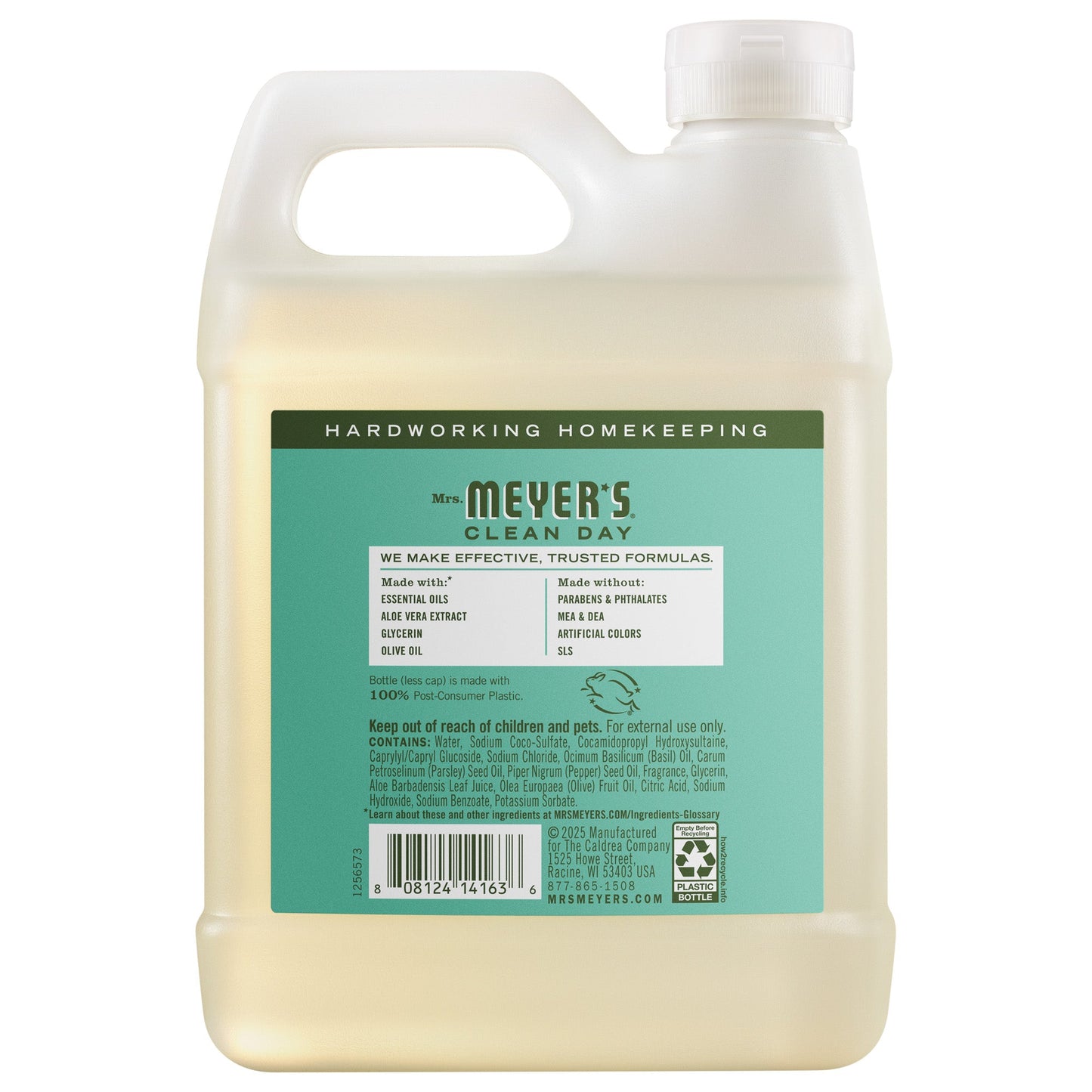 Mrs. Meyer's Clean Day Basil Liquid Hand Soap Refill Pouch