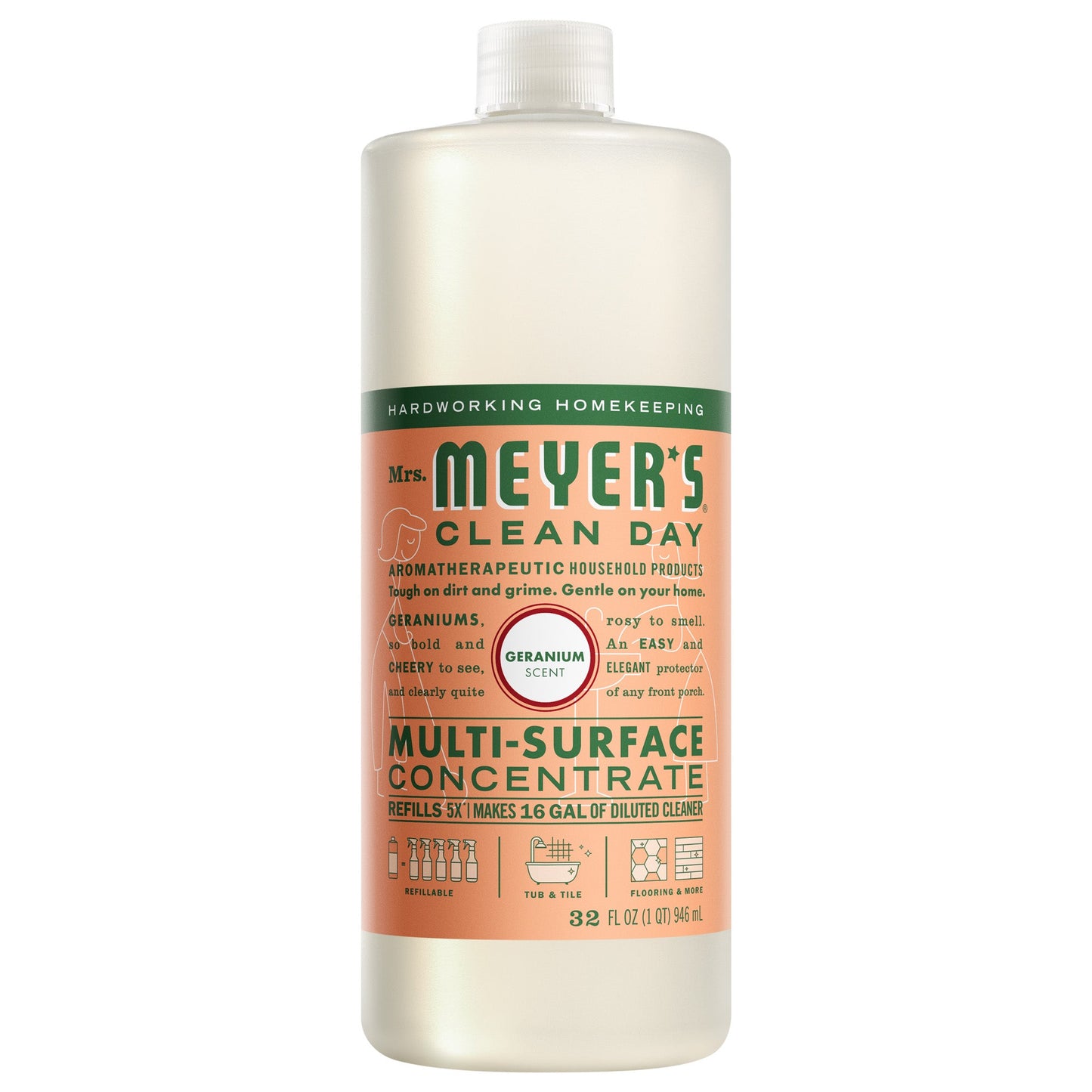 Mrs. Meyer's Clean Day Geranium Multi-Surface Concentrate Home Care
