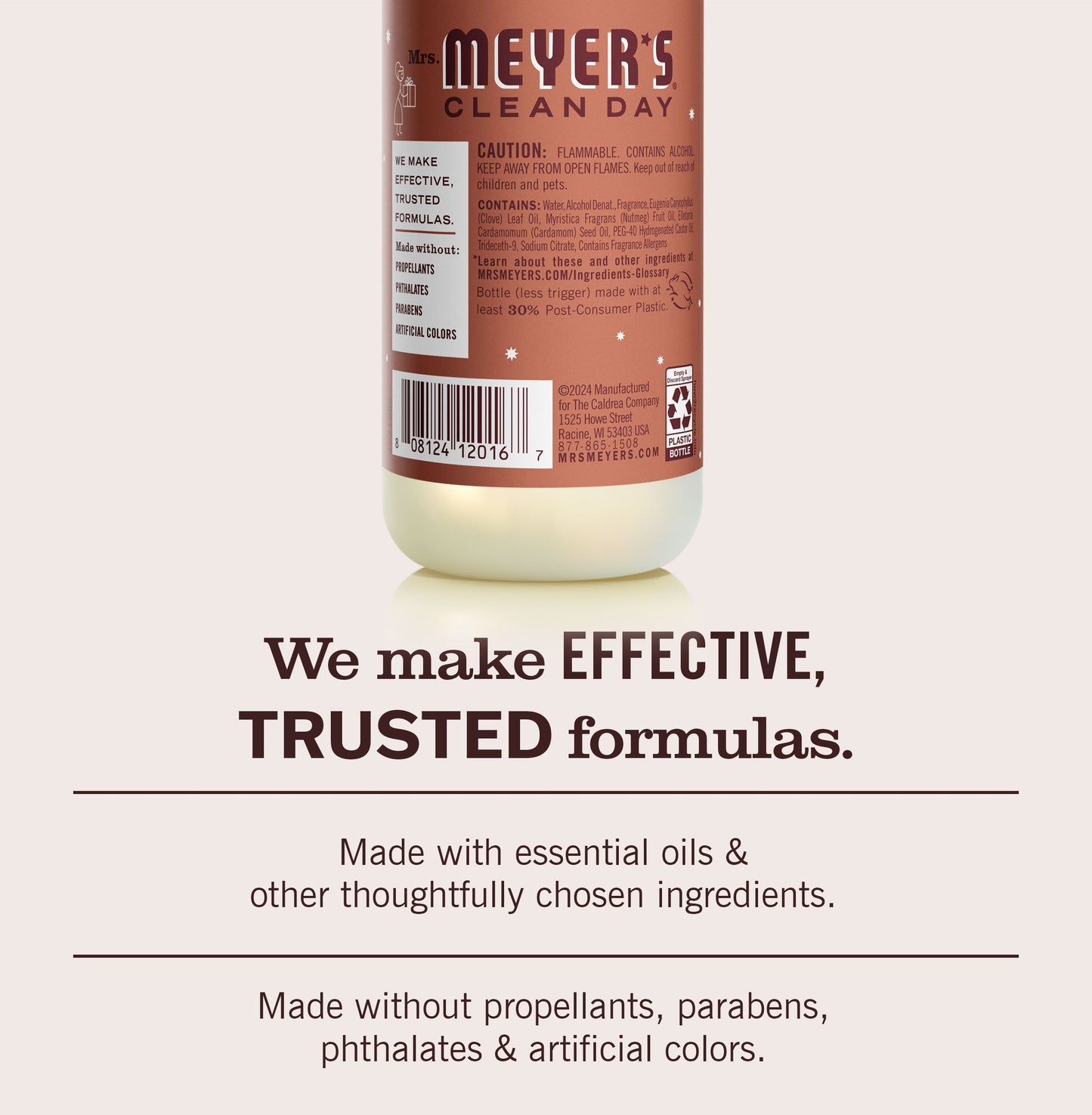 Mrs. Meyer's Clean Day Gingerbread Room Freshener Spray