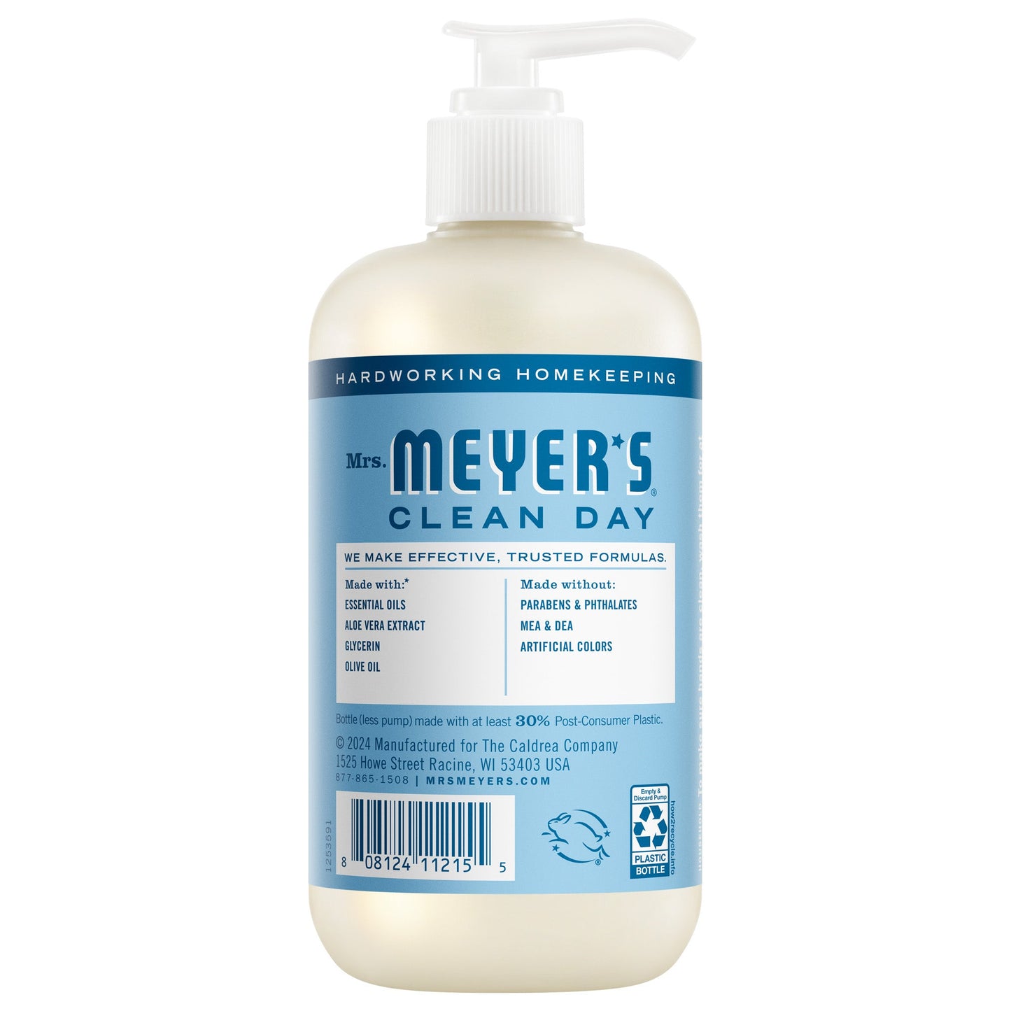 Mrs. Meyer's Clean Day Rain Water Liquid Hand Soap Home Essential